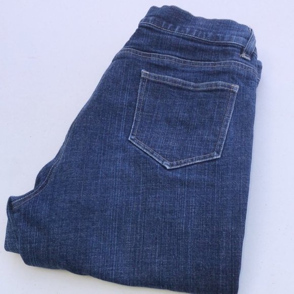 DESIGNER LYNN CANTIN BOYFRIEND CROP JEANS 12/31x26 🦋 - Picture 1 of 9